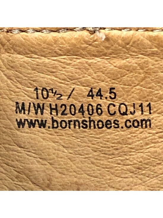 Born Men\'s Size 10.5 Brown Pebbled Leather Closed Toe Slip On Casual Loafers main image 7